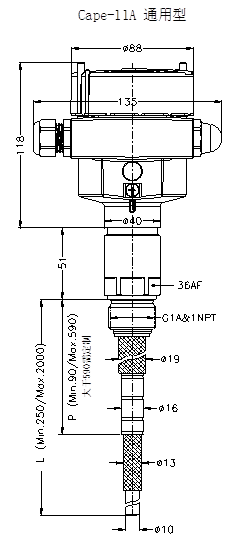 Cape-11A通用型射頻導(dǎo)納料位開(kāi)關(guān)